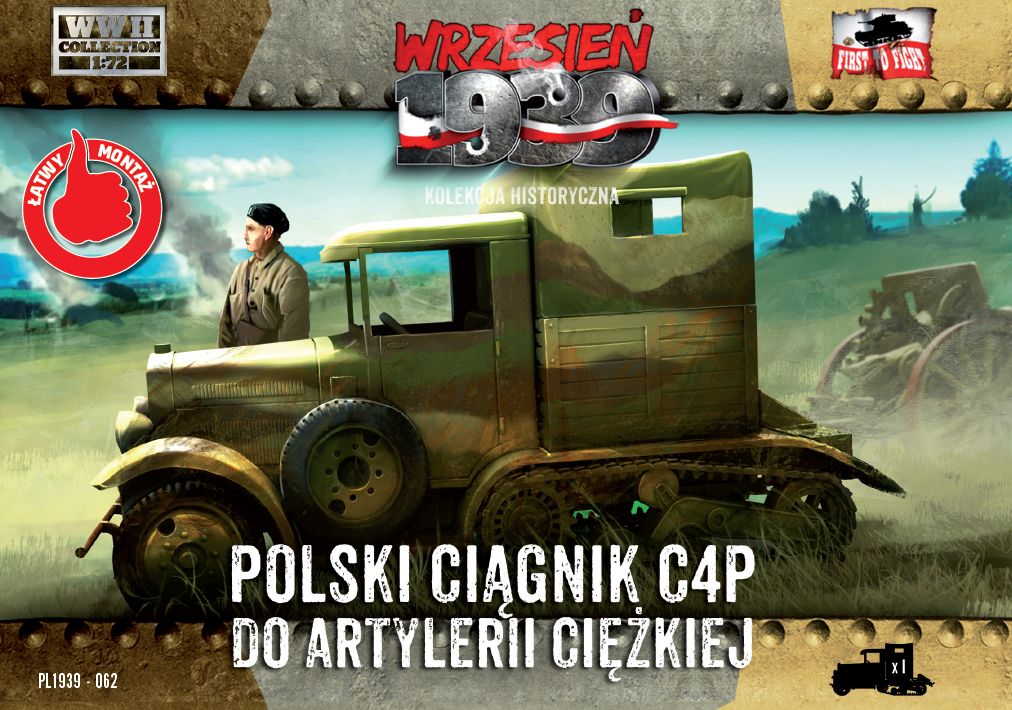 First To Fight Kits 062 1:72 C4P Polish Heavy Artillery Tractor