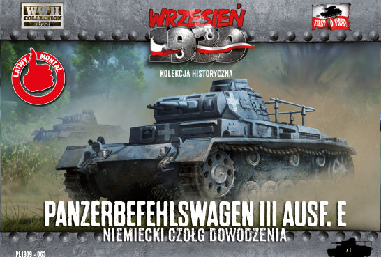 First To Fight Kits 063 1:72 Panzerbefehlswagen III Ausf.E Command Tank