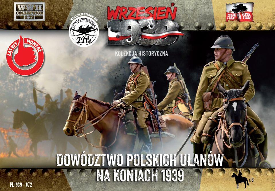 First To Fight Kits 072 1:72 Polish Uhlans Command on Horseback