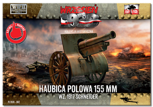 First To Fight Kits 082 1:72 155mm Howitzer Field wz. 1917 Schneider