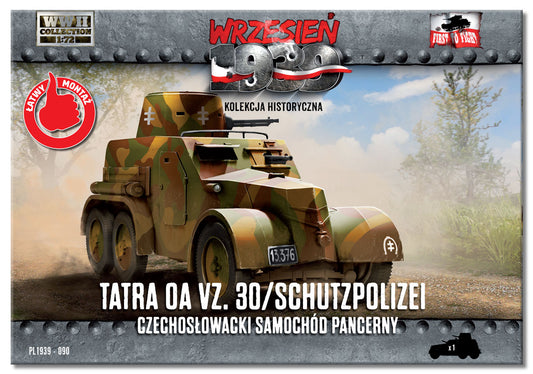 First To Fight Kits 090 1:72 TATRA OA vz.30 Czechoslovak Armored Car Tatra OA vz. 30/Schutzpolizei