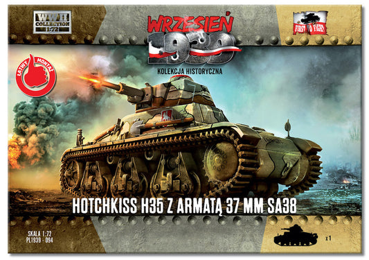 First To Fight Kits 094 1:72 Hotchkiss with a 37mm SA38 Gun