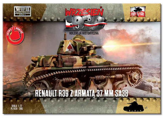 First To Fight Kits 096 1:72 Renault R39 with a 37mm SA38 Gun