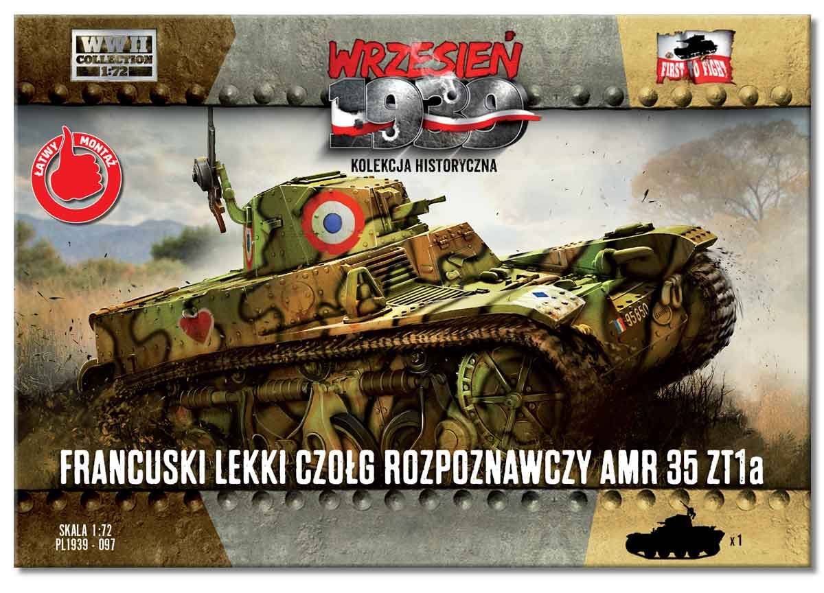 First To Fight Kits 097 1:72 AMR35 ZT1a French Reconnaissance Tank