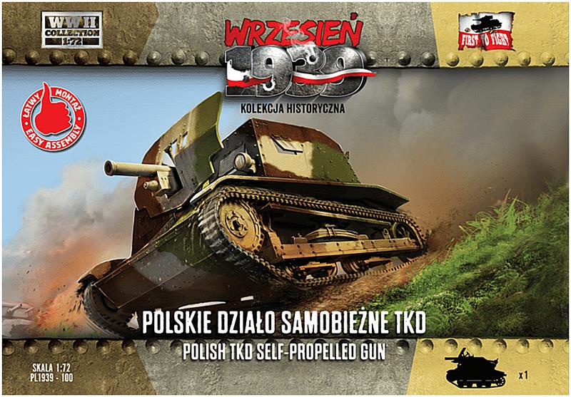 First To Fight Kits 100 1:72 Polish TKD Self-Propelled Gun