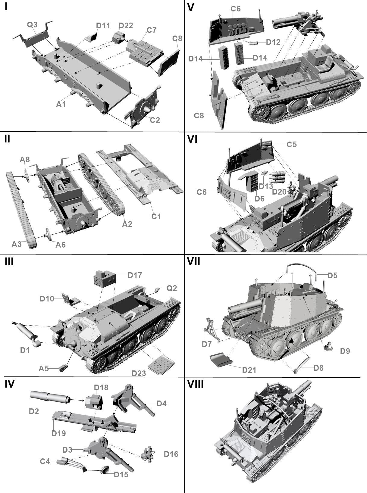 First To Fight Kits 106 1:72 Sd.Kfz.138/1 'GRILLE' Ausf.H