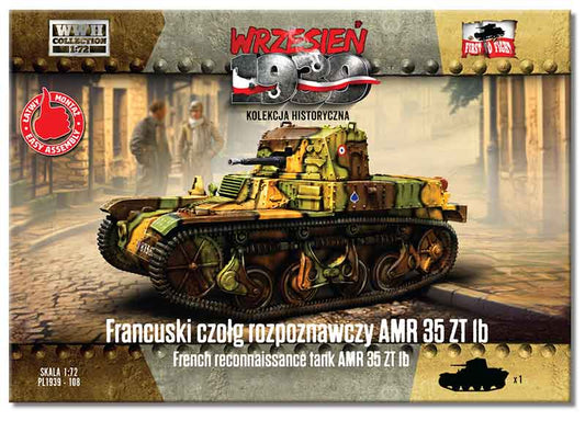 First To Fight Kits 108 1:72 French reconnaissance tank AMR35 ZT 1b