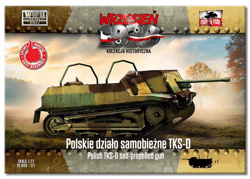 First To Fight Kits 117 1:72 Polish TKS-D self-propelled gun