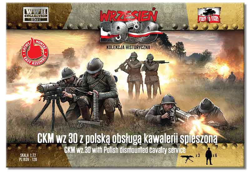 First To Fight Kits 120 1:72 CKM wz.30 with Polish dismounted cavalry support