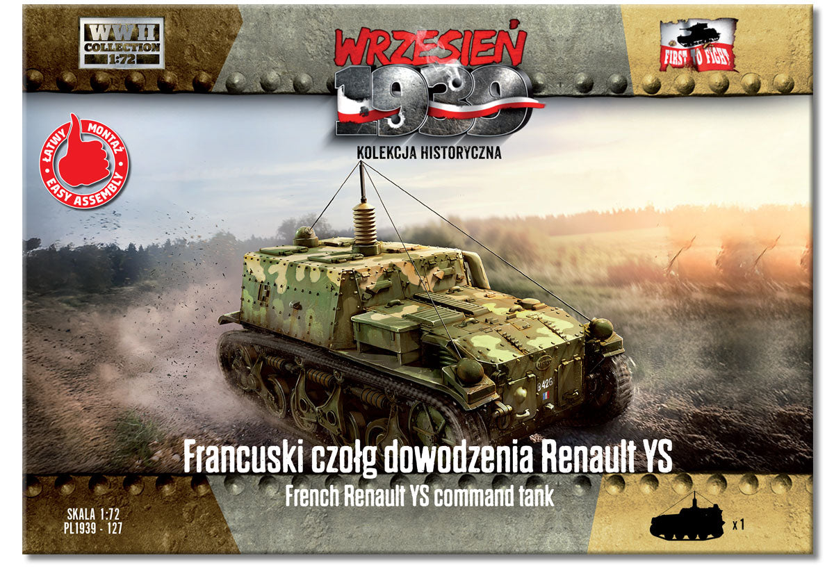 First To Fight Kits 127 1:72 French Renault YS command tank