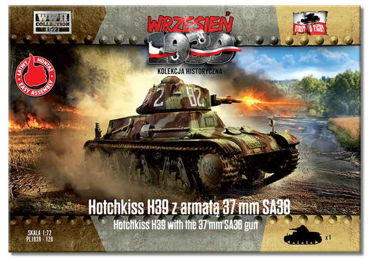 First To Fight Kits 128 1:72 Hotchkiss H39 with the 37mm SA38 gun
