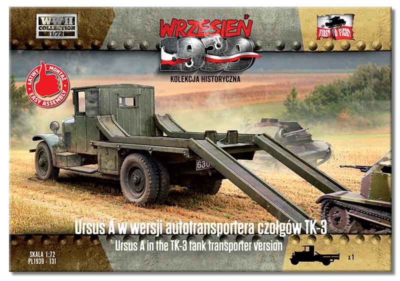 First To Fight Kits 131 1:72 Ursus A in the TK-3 tank transporter version