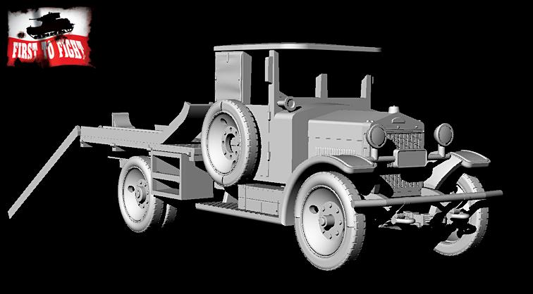 First To Fight Kits 131 1:72 Ursus A in the TK-3 tank transporter version