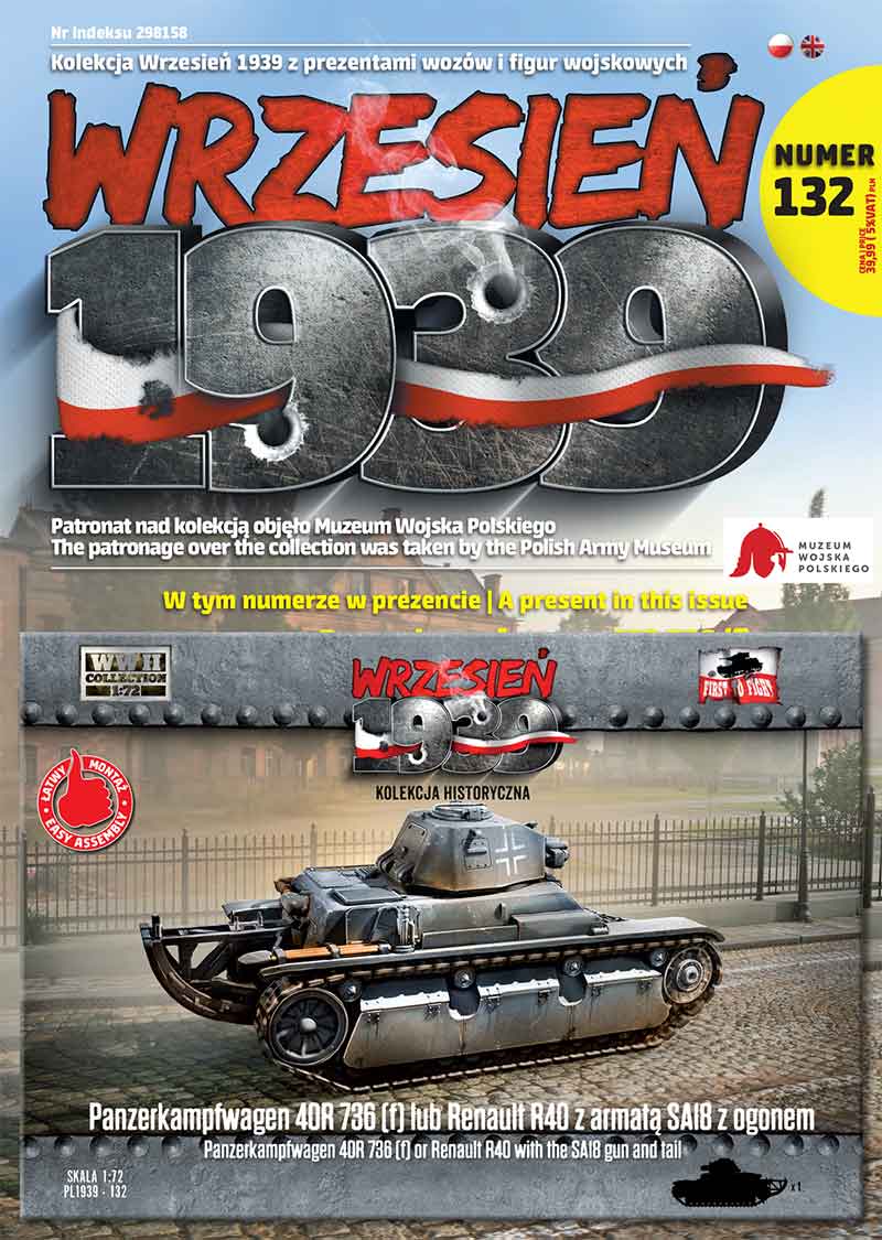 First To Fight Kits 132 1:72 Panzerkampfwagen 40R 736 (f) or Renault R40 with SA18 gun and tail