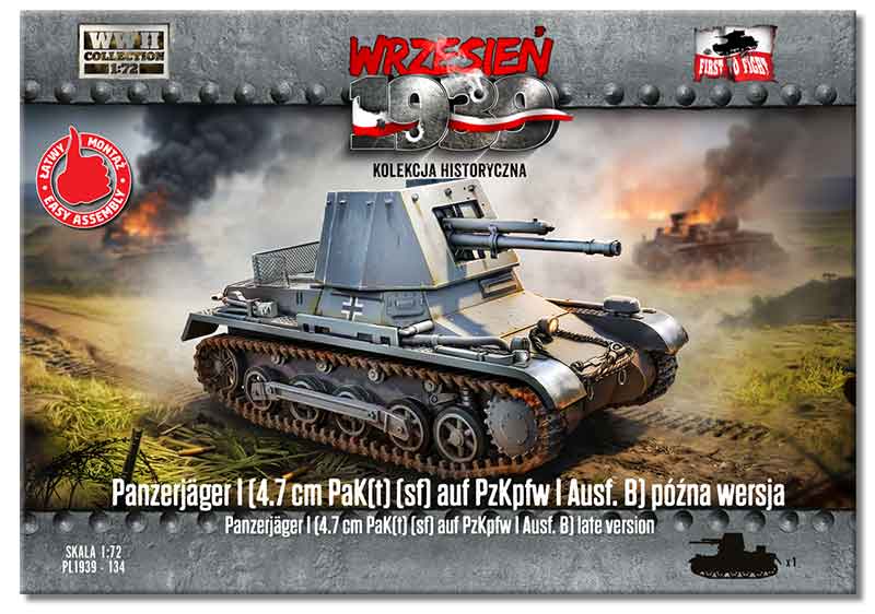 First To Fight Kits 134 1:72 Panzerjäger I (4.7 cm PaK(t) (sf) auf P.zKpfw.I Ausf.B) late version