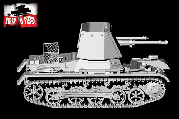 First To Fight Kits 134 1:72 Panzerjäger I (4.7 cm PaK(t) (sf) auf P.zKpfw.I Ausf.B) late version
