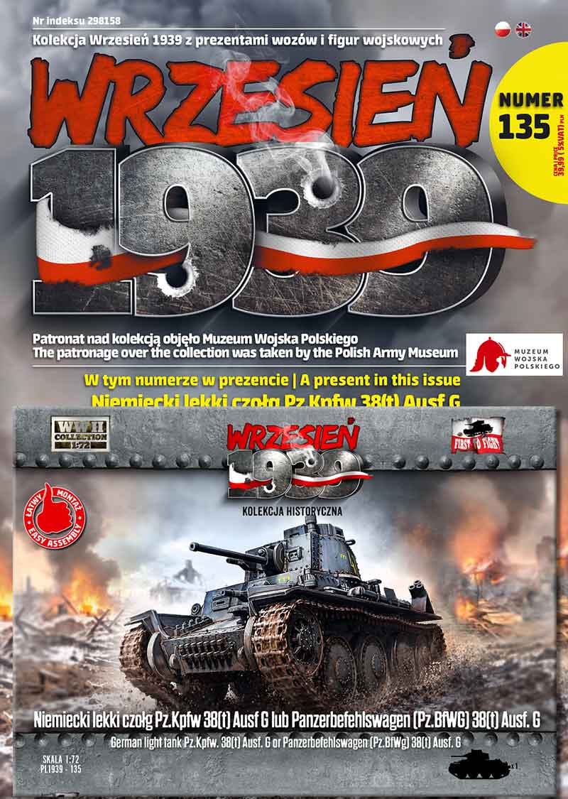 First To Fight Kits 135 1:72 Pz.Kpfw. 38(t) Ausf.G or Panzerbefehlswagen (Pz.BfWg) 38(t) Ausf.G German light tank w