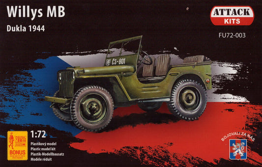 Attack Kits FU72-003 1:72 Willys MB Dukla 1944 S-Model