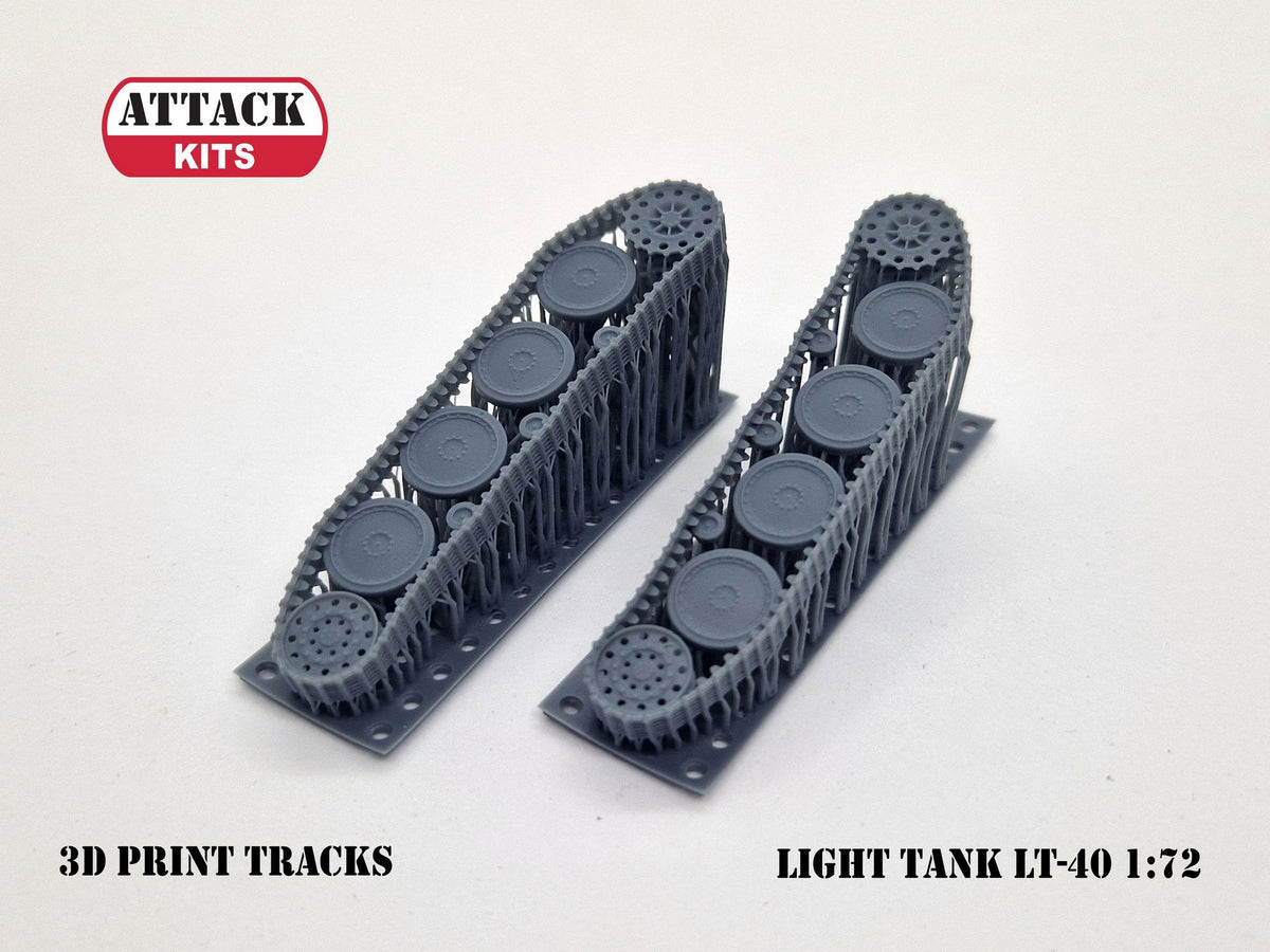 Attack Kits FU72-006 1:72 LT-40 Slovak National Uprising 1944. Luxury Set, incl. resin cast turret, crew figures, metal gun barrel, p/e parts