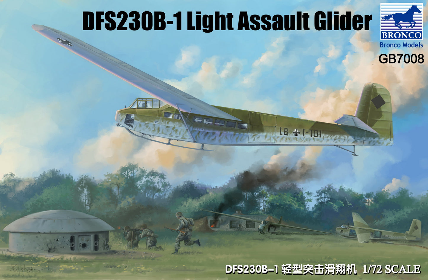 Bronco Models GB7008 1:72 DFS DFS-230B-1 Light Assault Glider