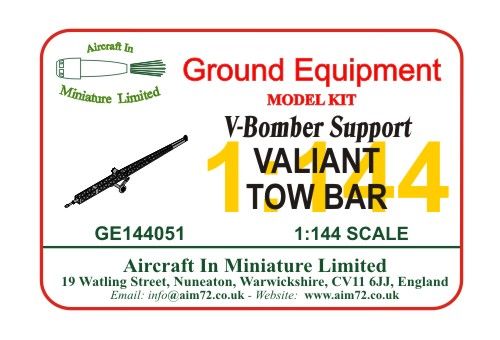 AIM - Ground Equipment GE144051 1:144 Vickers Valiant Mk.1 and B.2 Tow Bar