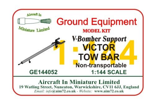 AIM - Ground Equipment GE144052 1:144 Handley-Page Victor B.2/K.2 Tow Bar