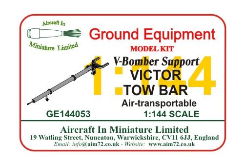 AIM - Ground Equipment GE144053 1:144 Handley-Page Victor B.2/K.2 Tow Bar