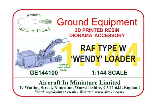 AIM - Ground Equipment GE144100 1:144 RAF Type W 'Wendy' Loader.