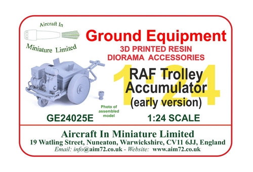 AIM - Ground Equipment GE24025E 1:24 Trolley Accumulator: (Early Version)