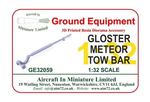 AIM - Ground Equipment GE32059 1:32 Gloster Meteor F.4 Tow Bar