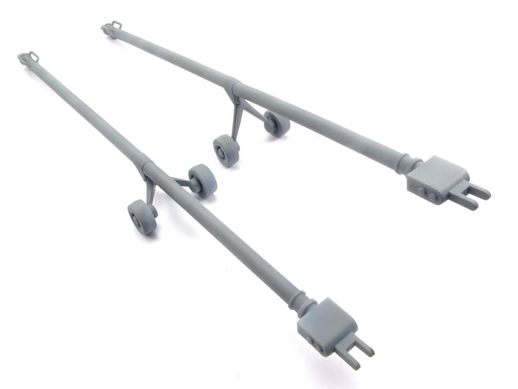 AIM - Ground Equipment GE32078 1:32 Eurofighter Typhoon tow bars ' two-pack, with wheels up and down