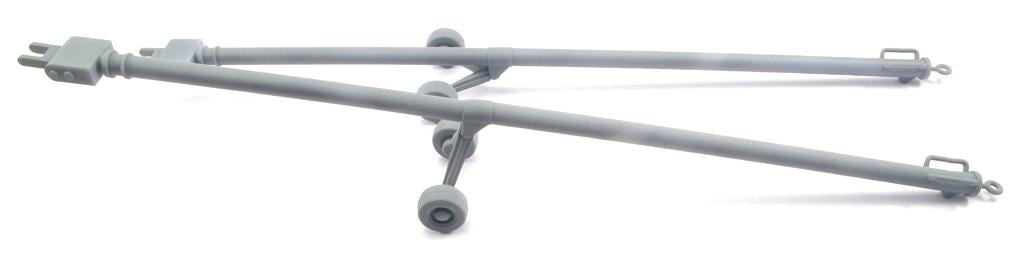 AIM - Ground Equipment GE32078 1:32 Eurofighter Typhoon tow bars ' two-pack, with wheels up and down