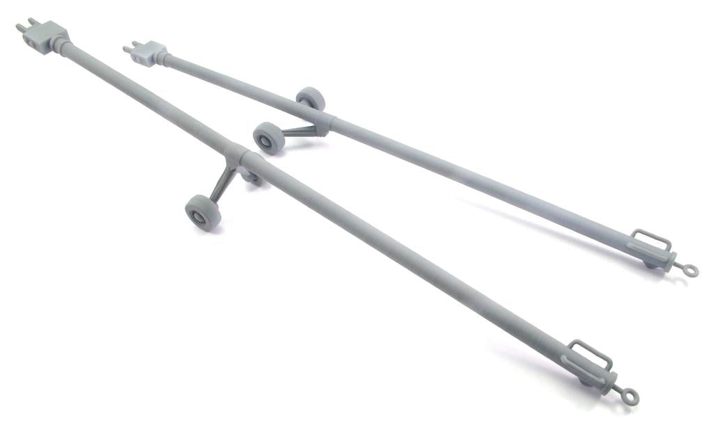 AIM - Ground Equipment GE32078 1:32 Eurofighter Typhoon tow bars ' two-pack, with wheels up and down