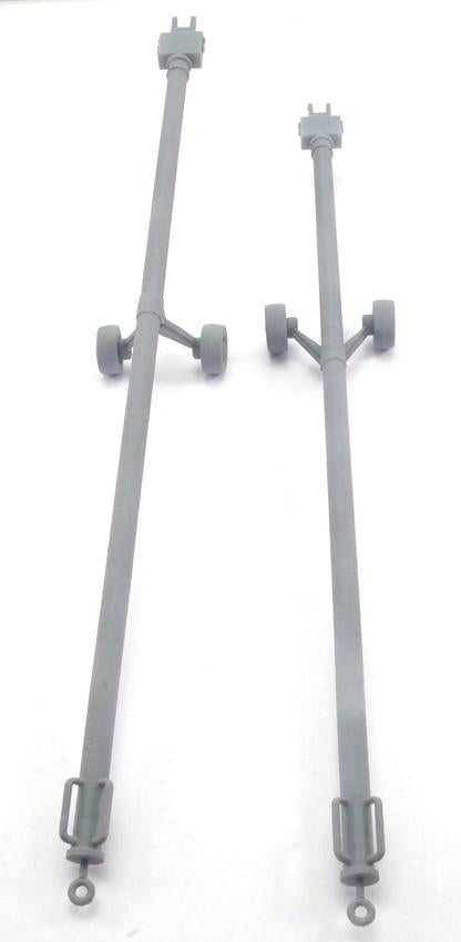 AIM - Ground Equipment GE32078 1:32 Eurofighter Typhoon tow bars ' two-pack, with wheels up and down