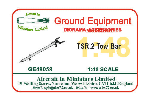 AIM - Ground Equipment GE48058 1:48 BAC TSR-2 Tow Bar