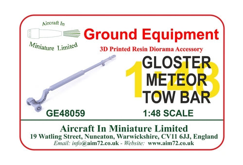 AIM - Ground Equipment GE48059 1:48 Gloster Meteor Tow Bar