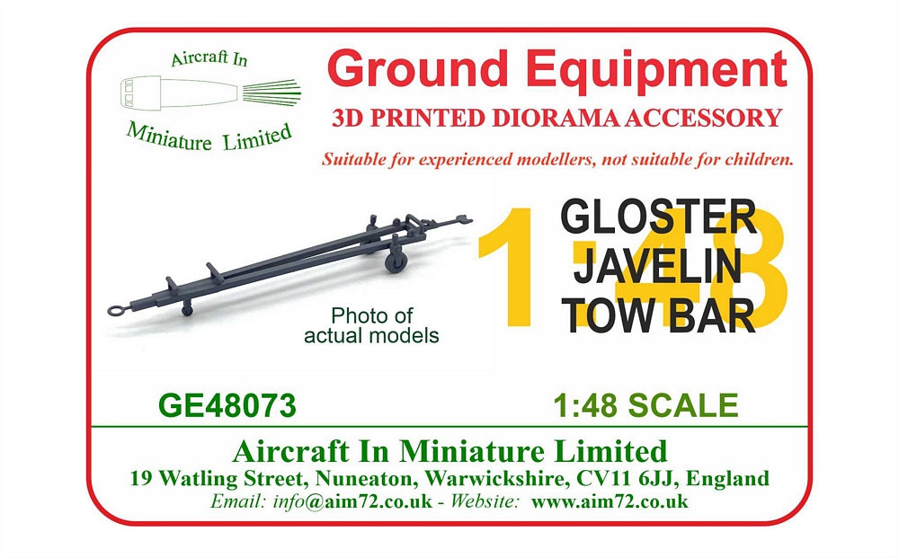 AIM - Ground Equipment GE48073 1:48 Gloster Javelin Tow Bar