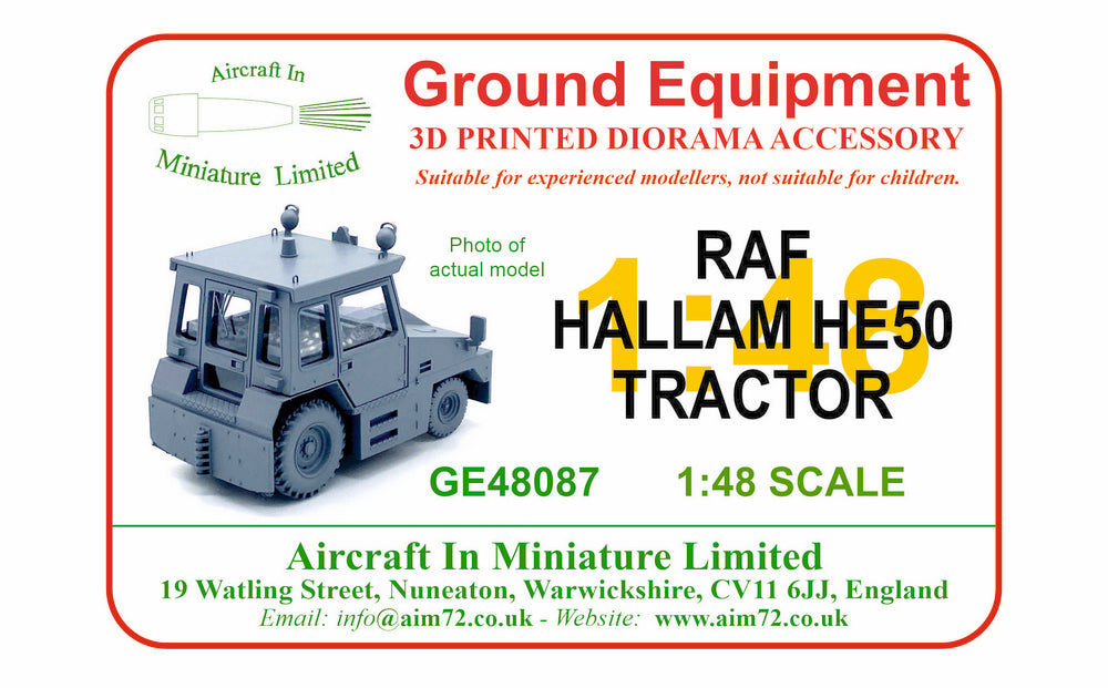 AIM - Ground Equipment GE48087 1:48 RAF Hallam HE50 tractor