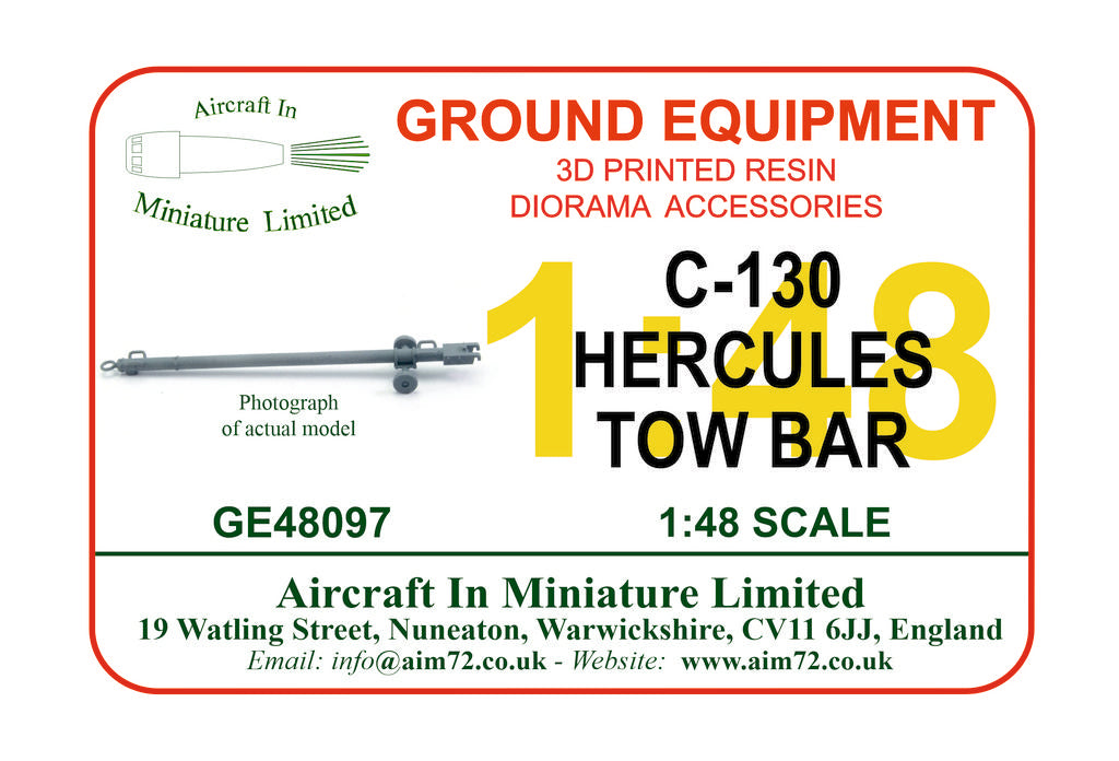 AIM - Ground Equipment GE48097 1:48 C-130 Hercules tow bar