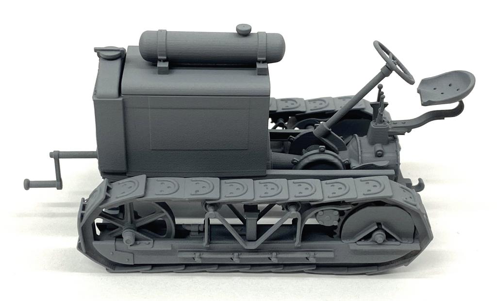 AIM - Ground Equipment GE48140 1:48 Clayton Crawler tractor - RFC circa 1917 - 3d-printed