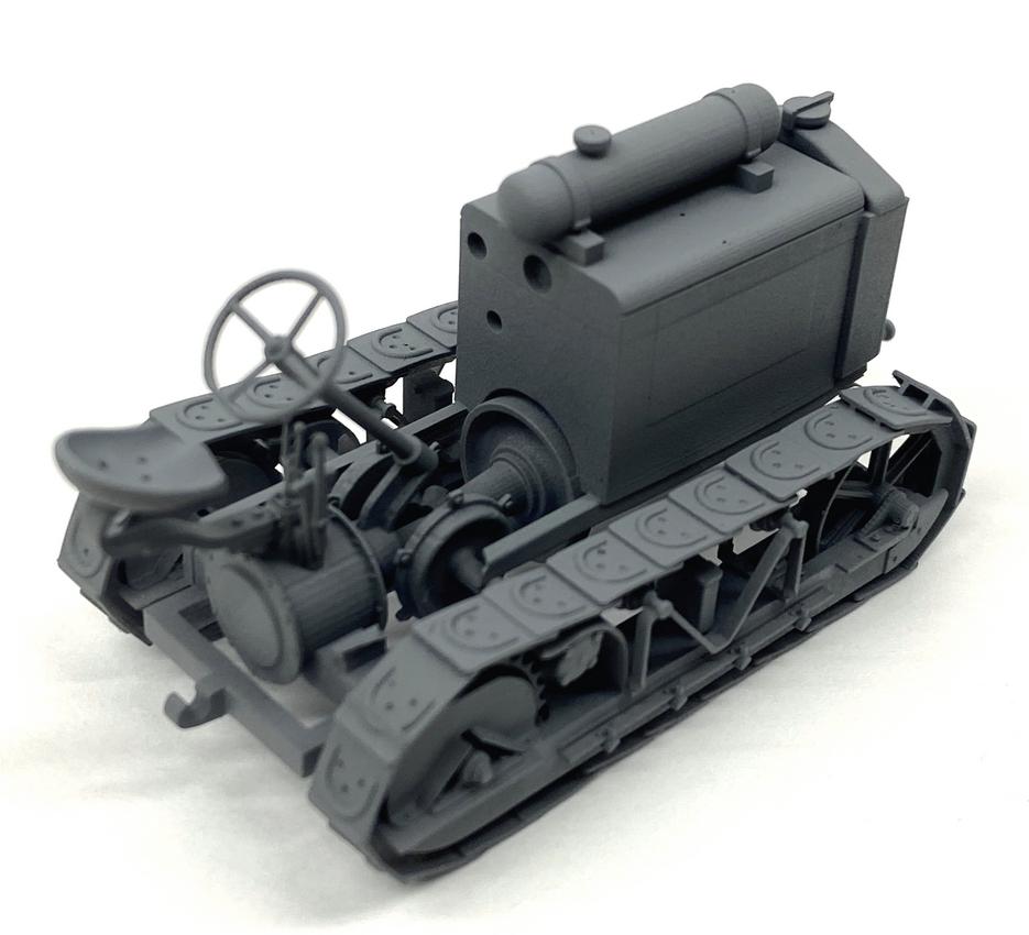 AIM - Ground Equipment GE48140 1:48 Clayton Crawler tractor - RFC circa 1917 - 3d-printed
