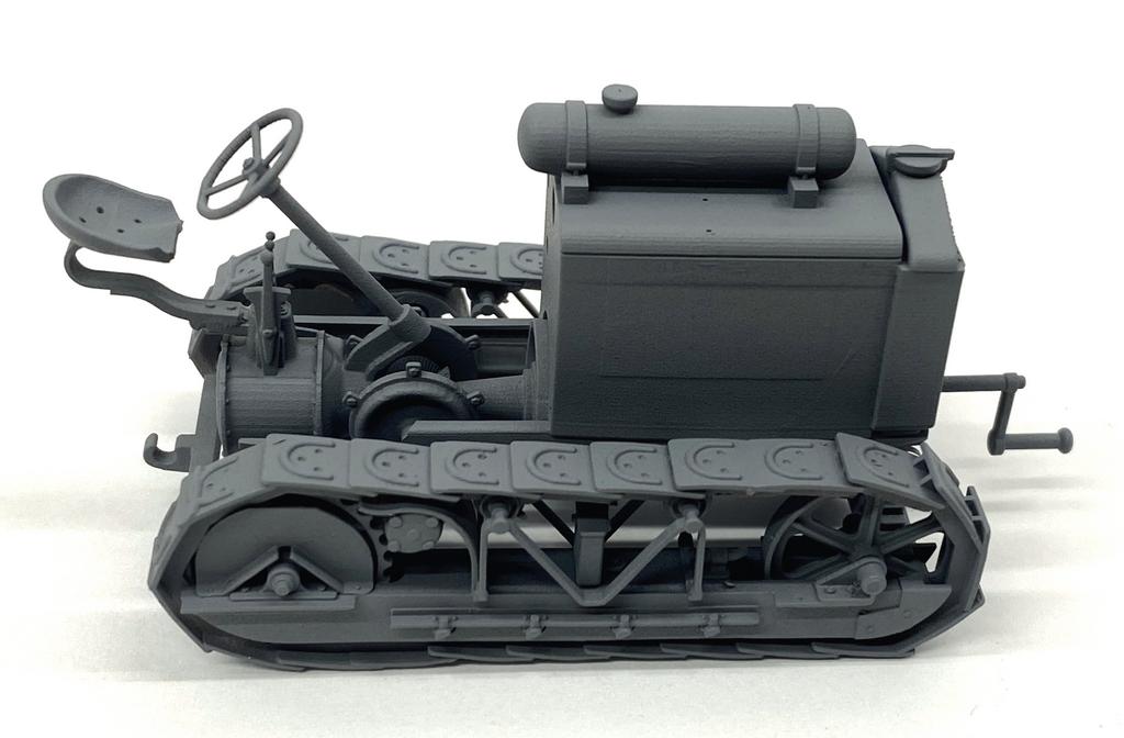 AIM - Ground Equipment GE48140 1:48 Clayton Crawler tractor - RFC circa 1917 - 3d-printed
