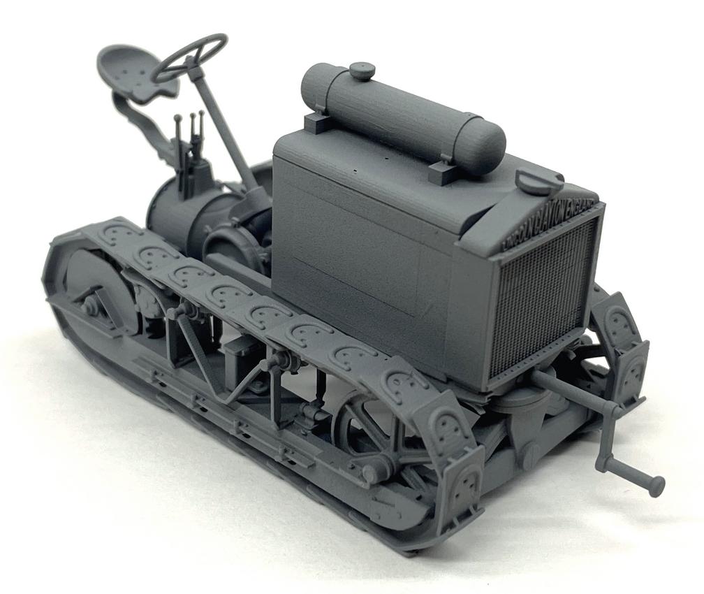 AIM - Ground Equipment GE48140 1:48 Clayton Crawler tractor - RFC circa 1917 - 3d-printed