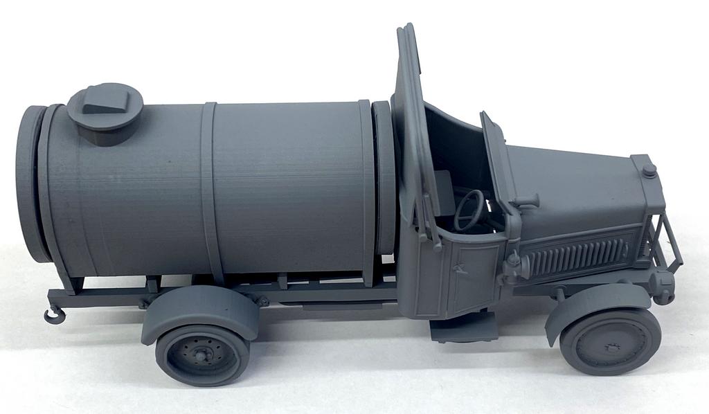 AIM - Ground Equipment GE48141 1:48 Leyland Subsidy A type fuel lorry - circa 1916 - 3D-Printed