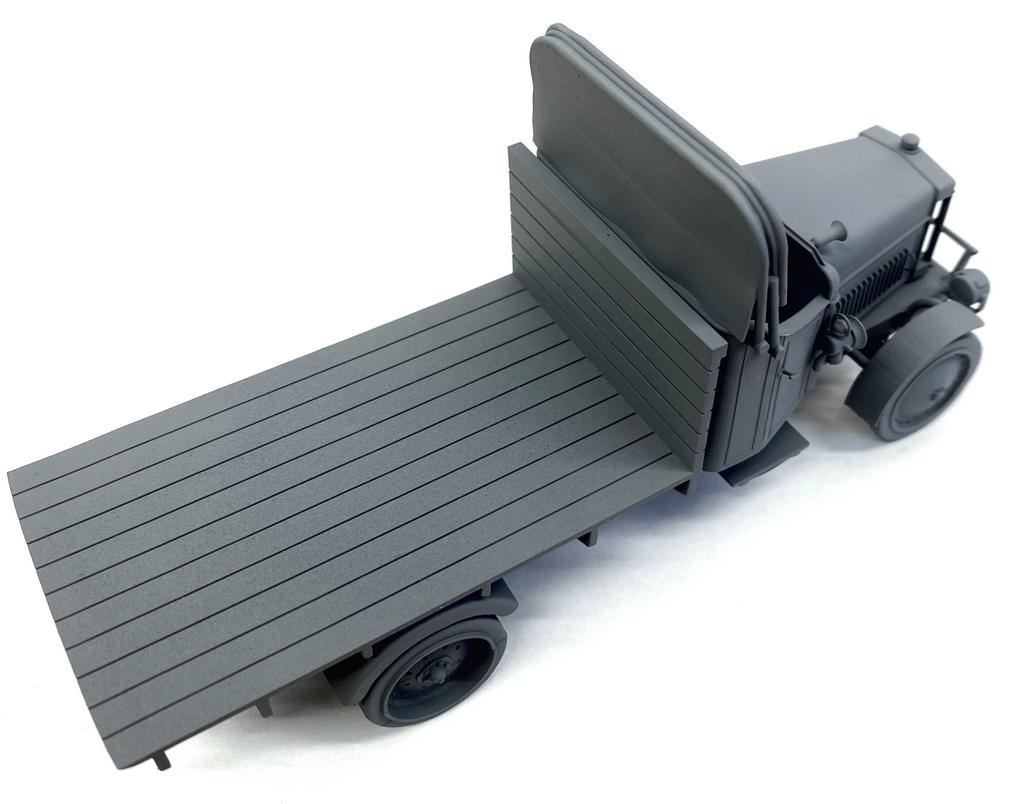 AIM - Ground Equipment GE48142 1:48 Leyland Subsidy A type flatbed lorry - circa 1916 - 3D-printed
