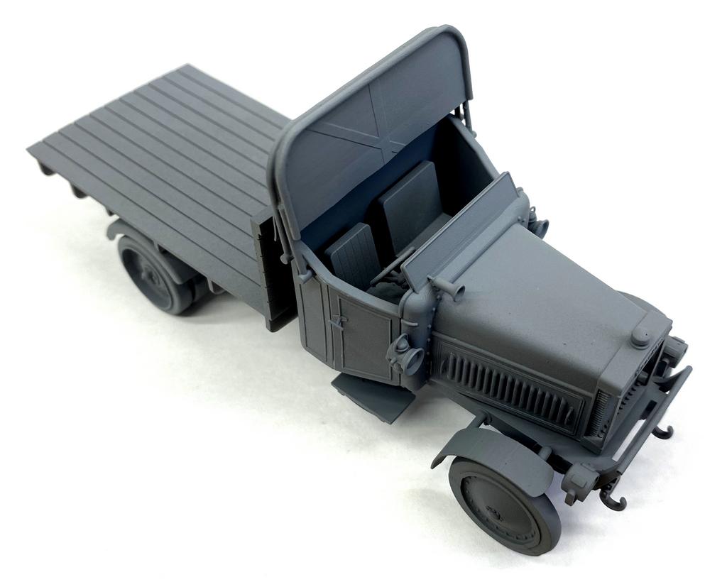 AIM - Ground Equipment GE48142 1:48 Leyland Subsidy A type flatbed lorry - circa 1916 - 3D-printed