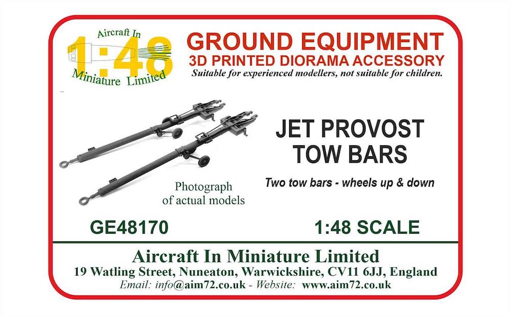 AIM - Ground Equipment GE48170 1:48 BAC Jet Provost T.3/T.4/167 tow bar