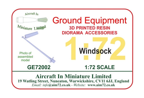 AIM - Ground Equipment GE72002 1:72 Airfield Windsock (3D-Printed)