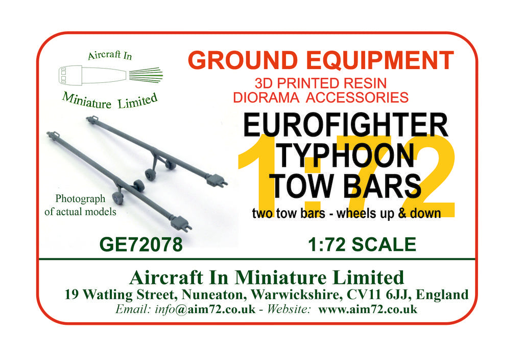 AIM - Ground Equipment GE72078 1:72 Eurofighter Typhoon tow bars