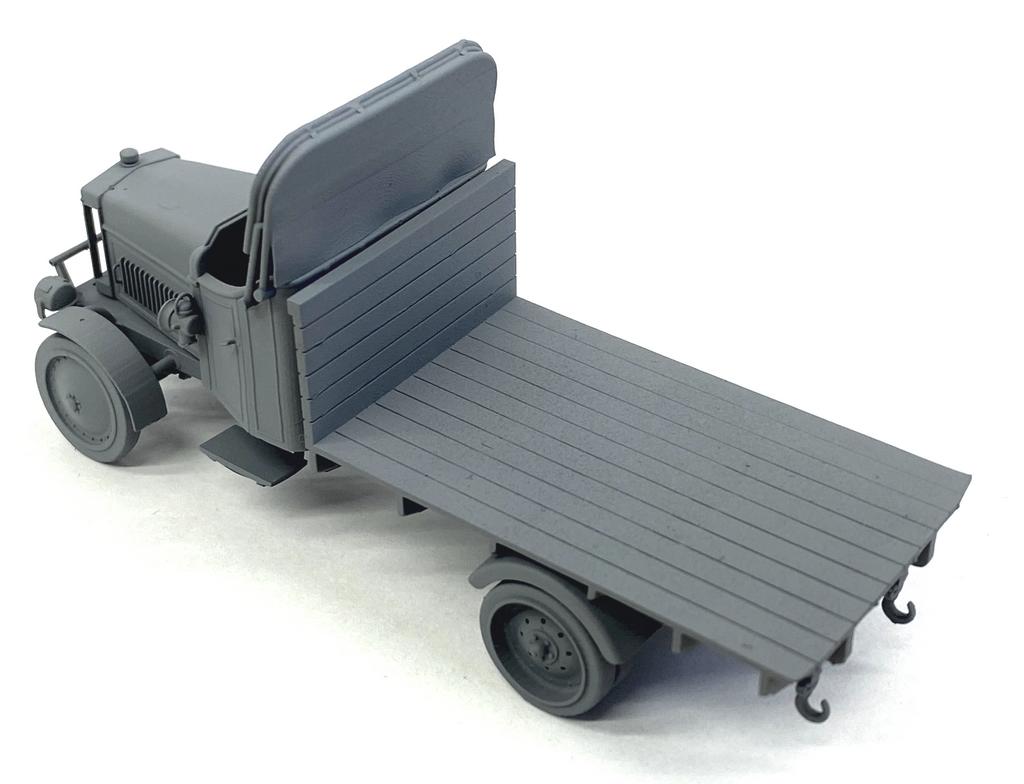 AIM - Ground Equipment GE72142 1:72 Leyland Subsidy A type flatbed lorry - circa 1916 - 3d-printed